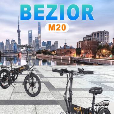 €698 with coupon for BEZIOR M20 Electric Bike 350W Motor 20 Inch Wheel 48V 10.4AH Battery 7-Speed Transmission from EU warehouse WIIBUYING