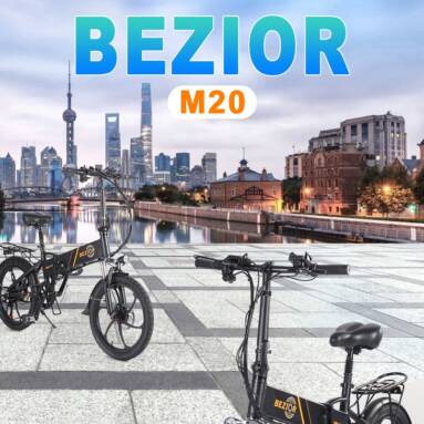 €698 with coupon for BEZIOR M20 Electric Bike 350W Motor 20 Inch Wheel 48V 10.4AH Battery 7-Speed Transmission from EU warehouse WIIBUYING