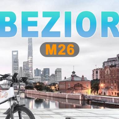 €830 with coupon for BEZIOR M26 Electric Bike 500W Motor 26in Wheel 48V 10AH Battery 21-Speed Transmission Bicycle from EU warehouse WIIBUYING (add the bike to the card and get a FREE HELMET)