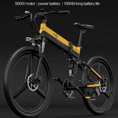 €1006 with coupon for BEZIOR X500 Pro-IT Folding Electric Bike Bicycle 26 Inch Tire 500W Motor Max Speed 30Km/h 48V 10.4Ah Battery Aluminum Alloy Frame Shimano 7-Speed Shift 100KM Power-Assisted Range LCD Display IP54 Waterproof Max Load 200KG from EU warehouse GEEKBUYING