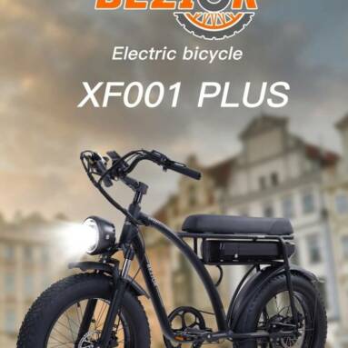 €1159 with coupon for BEZIOR XF001 Plus Electric Bike Extra-long Soft Seat with Pump and Lock from EU warehouse TOMTOP