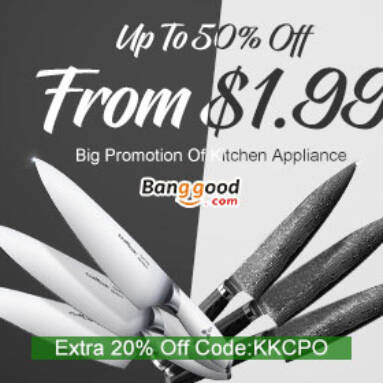 20% OFF Coupon for Kitchen Appliance from BANGGOOD TECHNOLOGY CO., LIMITED