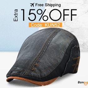 15% OFF Coupon for Men’s Fashion Hats & Caps from BANGGOOD TECHNOLOGY CO., LIMITED