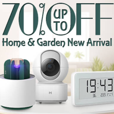 18% OFF Coupon for Home & Garden from BANGGOOD TECHNOLOGY CO., LIMITED