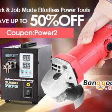 12%OFF for Work&Job Made Effortless Power Tools from BANGGOOD TECHNOLOGY CO., LIMITED