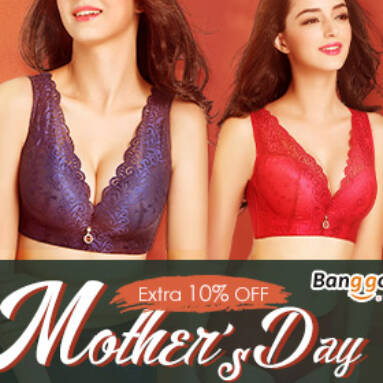 Happy Mother’s Day!!! Up to 66% OFF for Lingerie with Extra 10% OFF Coupon from BANGGOOD TECHNOLOGY CO., LIMITED