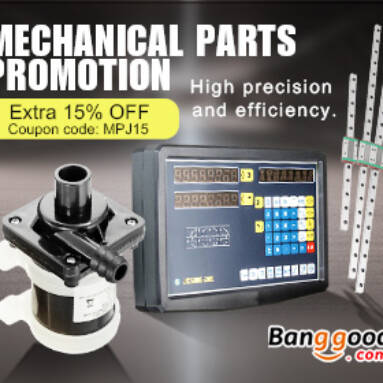 15% OFF for Mechanical Parts Promotion from BANGGOOD TECHNOLOGY CO., LIMITED