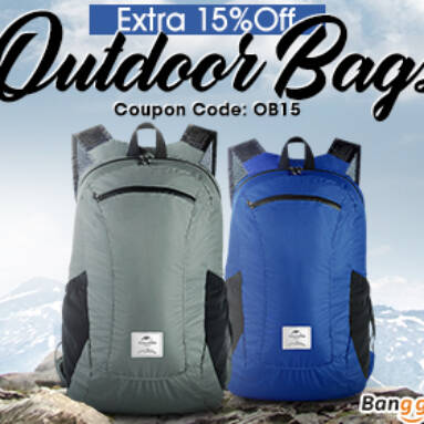 Extra 15% OFF for Outdoor Bags Promotion from BANGGOOD TECHNOLOGY CO., LIMITED