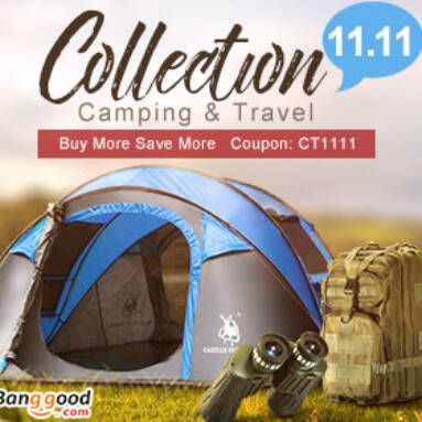 $30 OFF for Camping & Travel Collection from BANGGOOD TECHNOLOGY CO., LIMITED