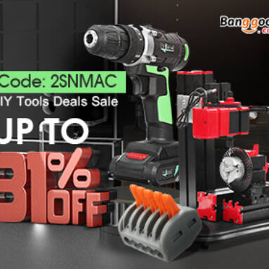 Up to 81% for DIY Tools deals sales from BANGGOOD TECHNOLOGY CO., LIMITED