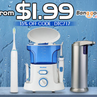Low to $1.99 for Bathroom Promotion from BANGGOOD TECHNOLOGY CO., LIMITED