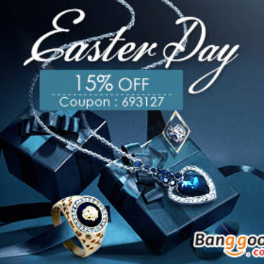15% OFF Coupon for Jewelry  from BANGGOOD TECHNOLOGY CO., LIMITED