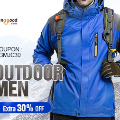 Extra 30% OFF for Men Outdoor Jacket Clearance  from BANGGOOD TECHNOLOGY CO., LIMITED