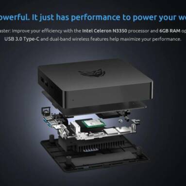 €84 with coupon for BMAX B1 Plus Intel Celeron N3350 Mini PC 6GB LPDDR4 64GB eMMC 1.1GHz to 2.4GHz Intel HD Graphics 500 BT4.2 M.2 SATA 2280 Windows 10(64bit) from EU warehouse GEEKBUYING