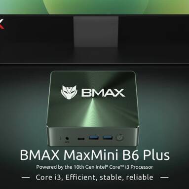€159 with coupon for BMAX B6 Plus Mini PC, Intel Core i3-1000NG4 12GB LPDDR4 512GB SSD from EU warehouse GEEKBUYING