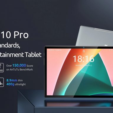 €103 with coupon for BMAX MaxPad I10 Pro UNISOC T310 10.1” Full HD IPS Screen Tablet 4+64GB Android 11 4G LTE Network 6000mAh from EU warehouse GEEKBUYING (extra $10 off paying with KLARNA in 3 installments)