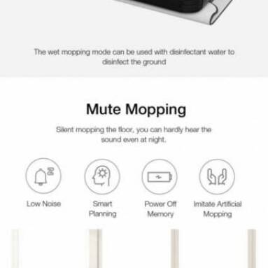 €222 with coupon for BOBOT Mute Mopping Robot Smart GPS Navigation Dry Mopping and Wet Mopping Waxing Floor Disinfection Anti-collision Buffer from BANGGOOD