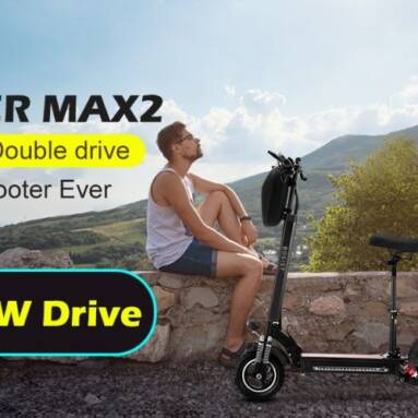 €517 with coupon for BOGIST E5/Thunder Max2 Electric Scooter 10 Inch 600W Powerful Motor 25KM/H Max Speed 48V 12Ah Battery with Great Light & Convenient Bag with Seat Saddle 150Kg Max Load from EU warehouse GEEKBUYING