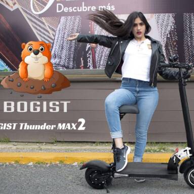 €497 with coupon for BOGIST Thunder MAX2 Electric Scooter with Seat 800W from EU warehouse BANGGOOD