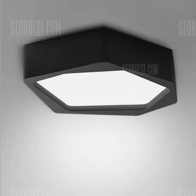 $15 with coupon for BRELONG LED Stepless Dimming Ceiling Light Stone Shape  –  180 – 240V  BLACK from GearBest