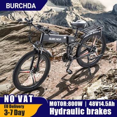 €1011 with coupon for BURCHDA R3 PRO Electric Bicycle 48V 14.5Ah 800W  from EU CZ warehouse BANGGOOD