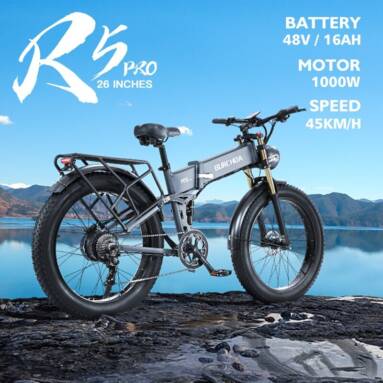 €1232 with coupon for BURCHDA R5 Pro Folding Electric Bike from EU warehouse BANGGOOD