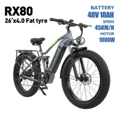 €1075 with coupon for BURCHDA RX80 Electric Bike from EU warehouse BANGGOOD
