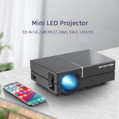 €105 with coupon for BYINTEK K8 Mini Portable 4.0″ LCD LED Projector 200 ANSI lumens 1080P Supported 200-inch 3D Video Projector 4K Cinema Home Theater Outdoor Movie from BANGGOOD