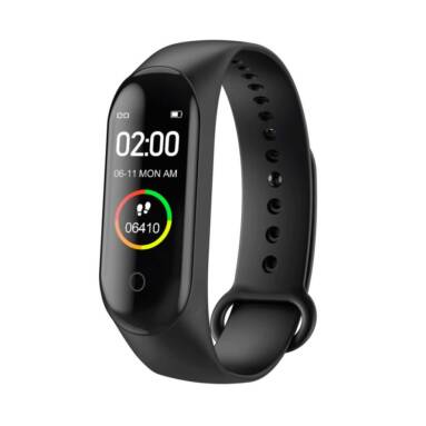 €9 with coupon for Bakeey M4 Max IPS Color Screen Wristband IP68 Blood Pressure O2 Long Standby Fitness Smart Watch from BANGGOOD