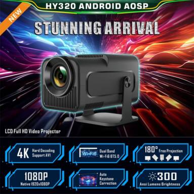 €90 with coupon for Bakeey StarGazer2 Native 1080P LED Projector from BANGGOOD