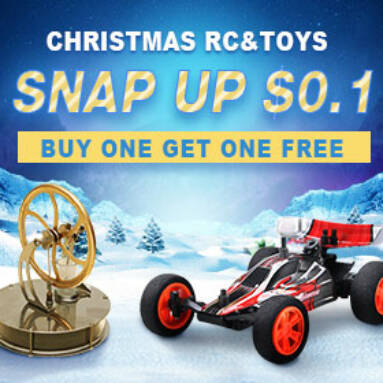 Low to $0.1 for RC & Toys Christmas Promotion from BANGGOOD TECHNOLOGY CO., LIMITED
