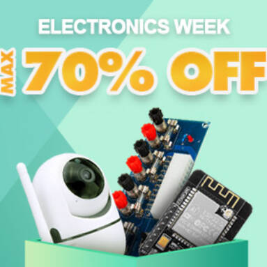 Max Up to 70% OFF Electronics Week Promotion from BANGGOOD TECHNOLOGY CO., LIMITED
