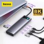 €118 USB12 USB1 टाइप-C PD 3.0W 3.1K HDMI DP 100mm ऑडियो RJ8 3.5Mbps ईथरनेट SD/TF कार्ड रीडर स्लॉट के साथ बेसस 45-IN-1000 USB टाइप-C हब एडाप्टर डॉकिंग स्टेशन के लिए कूपन के साथ लैपटॉप मैकबुक फोन के लिए BANGGOOD . से टैबलेट ईरफ़ोन SF-KA/JD1