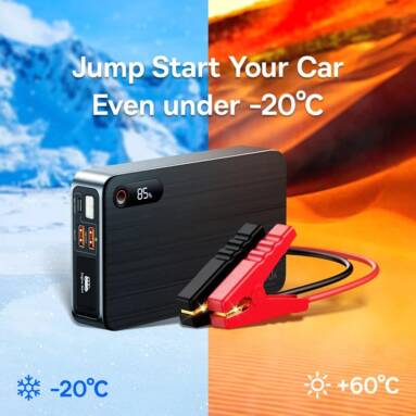 €69 with coupon for Baseus 1600A Jump Starter Power Bank from ALIEXPRESS