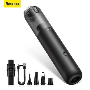 €64 with coupon for Baseus 4 in1 12000Pa Car Vacuum Cleaner from BANGGOOD
