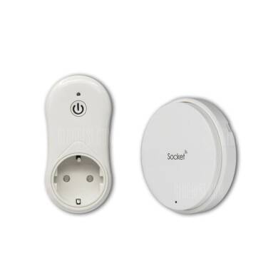 $5 with coupon for Battery – Free SIM1010 Self Powered Wireless Remote Control Socket  –  EU PLUG  WHITE from GearBest