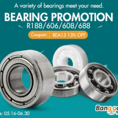 13% OFF for Electronics Bearing Promotion from BANGGOOD TECHNOLOGY CO., LIMITED