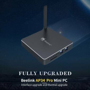 $159 with coupon for Beelink AP34 Pro MiNi PC – BLACK EU PLUG from GearBest