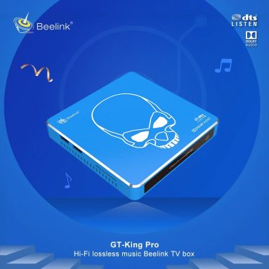 € 117 med kupon til Beelink GT-King Pro Hi-Fi Lossless Sound 4K TV Box med Dolby Audio Dts Lyt Amlogic S922X-H 4 GB RAM 64 GB ROM Android 9.0 Voice Remote Control - EU CZ-lager fra BANGGOOD
