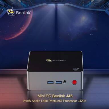 €178 with coupon for Beelink J45 Mini PC – BLACK 8GB + 128GB EU PLUG from GearBest