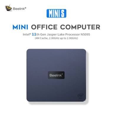€147 with coupon for Beelink Mini S Mini PC Intel 11th Gen N5095 128GB from ALIEXPRESS