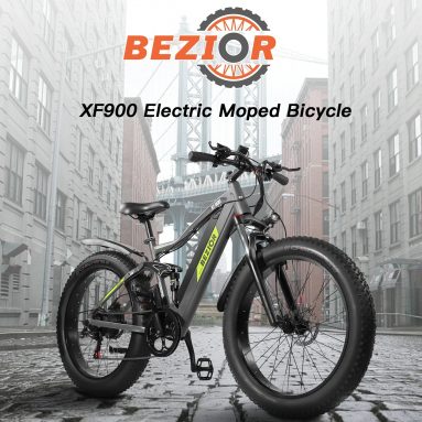 1274 € s kupónom pre Bezior XF900 750W 26-palcový elektrický bicykel Fat Tire 12.5Ah 45km/h 45km Najazdené kilometre z EU skladu GEEKBUYING