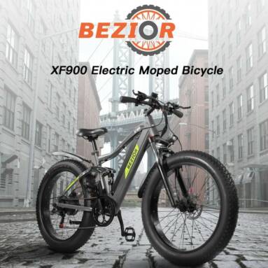 €1279 with coupon for Bezior XF900 750W 26 inch Fat Tire Electric Bike 12.5Ah 45km/h 45km Mileage from EU warehouse  GEEKBUYING