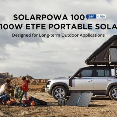 €109 with coupon for BigBlue SolarPowa 100 100W Foldable Solar Panel from EU warehouse GEEKBUYING
