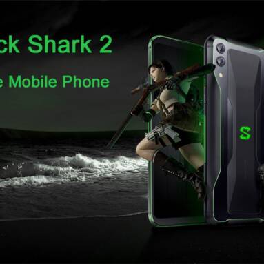 €357 with coupon for Xiaomi Black Shark 2 6.39 inch 48MP Dual Rear Camera 8GB 128GB Snapdragon 855 Octa Core 4G Gaming Smartphone from BANGGOOD
