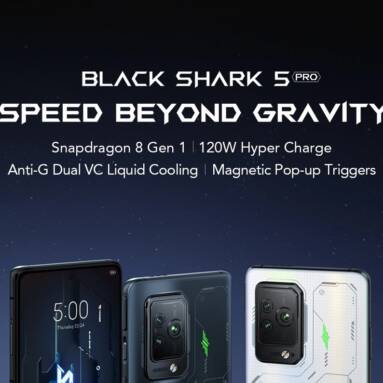 €469 with coupon for Black Shark 5 Pro Global Version 8/128GB Smartphone from EU warehouse GOBOO