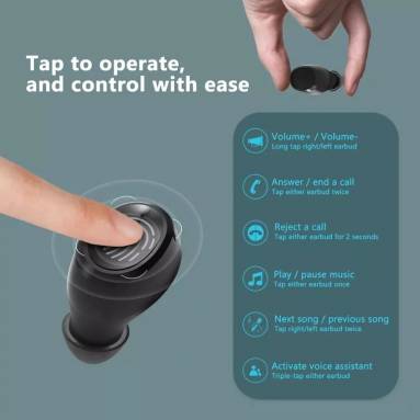 €22 with coupon for Blackview AirBuds 1 TWS bluetooth Earphones Wireless Earphones Stereo Earbuds Headsets Charging Box with microphone from BANGGOOD