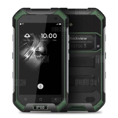 $159 with coupon for Blackview BV6000 4G Smartphone  –  GREEN from GearBest