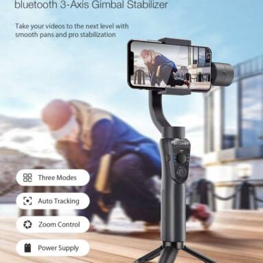 €62 with coupon for BlitzWolf® BW-BS14 bluetooth 3-Axis Gimbal Stabilizer With Three Adjustable Modes for Mobile Phones from BANGGOOD