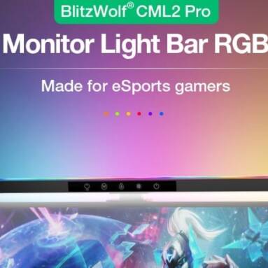 €21 with coupon for BlitzWolf® BW-CML2 Pro RGB Gaming Monitor Light Bar from BANGGOOD